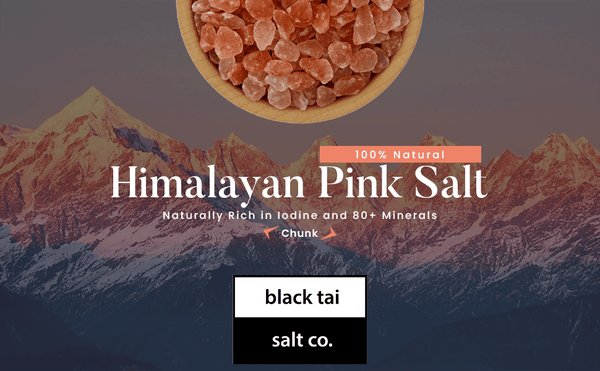Food Grade Himalayan Chunk Sole Rocks (1" - 3" size) 20 Pounds - Black Tai Salt Co.