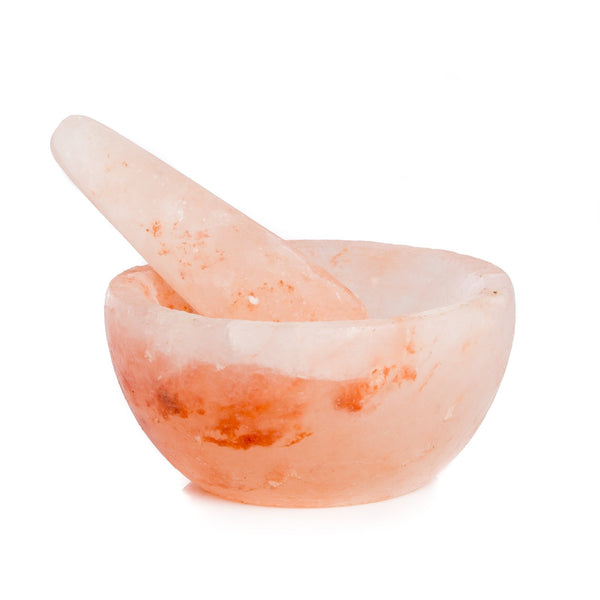 HIMALAYAN SALT MORTAR AND PESTLE - Black Tai Salt Co.