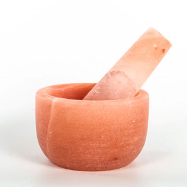 HIMALAYAN SALT MORTAR AND PESTLE - Black Tai Salt Co.