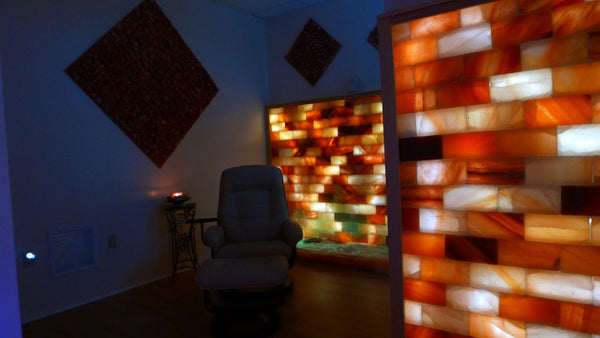 Himalayan Salt Room 4' x 4' Surface Area - 16 Sq feet - Black Tai Salt Co.
